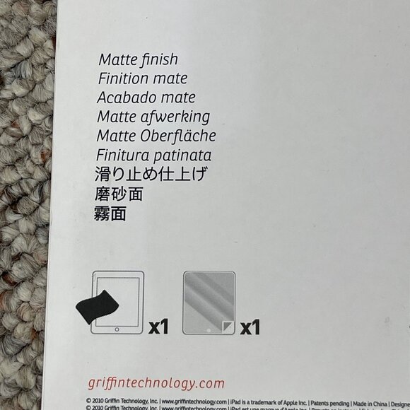 Griffin Apple iPad Tablet Screen Protector GB01595 - Picture 3 of 7